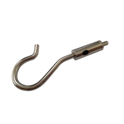 Özel aydınlatma aksesuarları bileşeni Nikel kaplama kilitli kablo kağıdı yakalayıcı