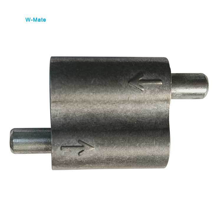 HVAC ve işaretleme sistemleri için kilitleme çentiği olan iki yönlü askı bakır çift kablo tutucu