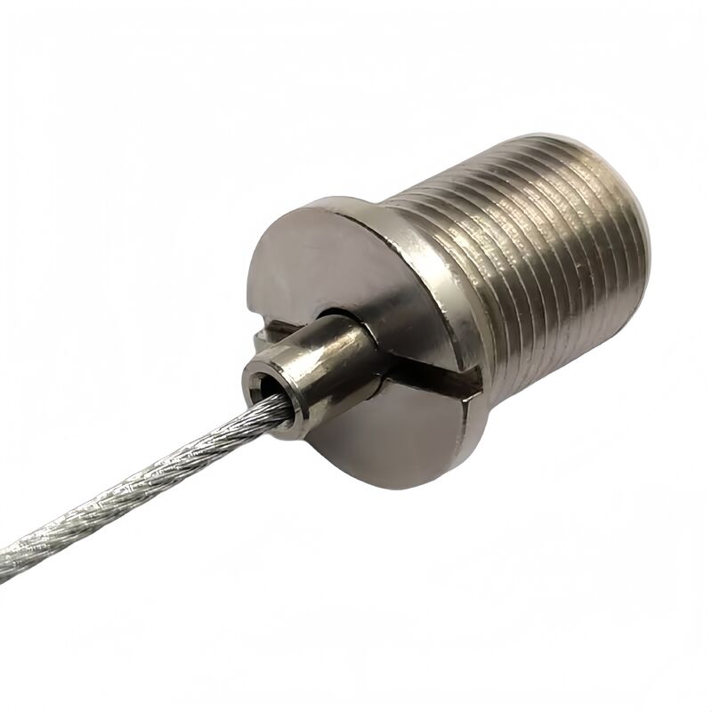 Hızlı Bakır Bağlantıcı Erkek Döşeli Kablo Yakalayıcı Araç Bakır Malzemesi Işık Aksesuarları için Tel İpi Klip