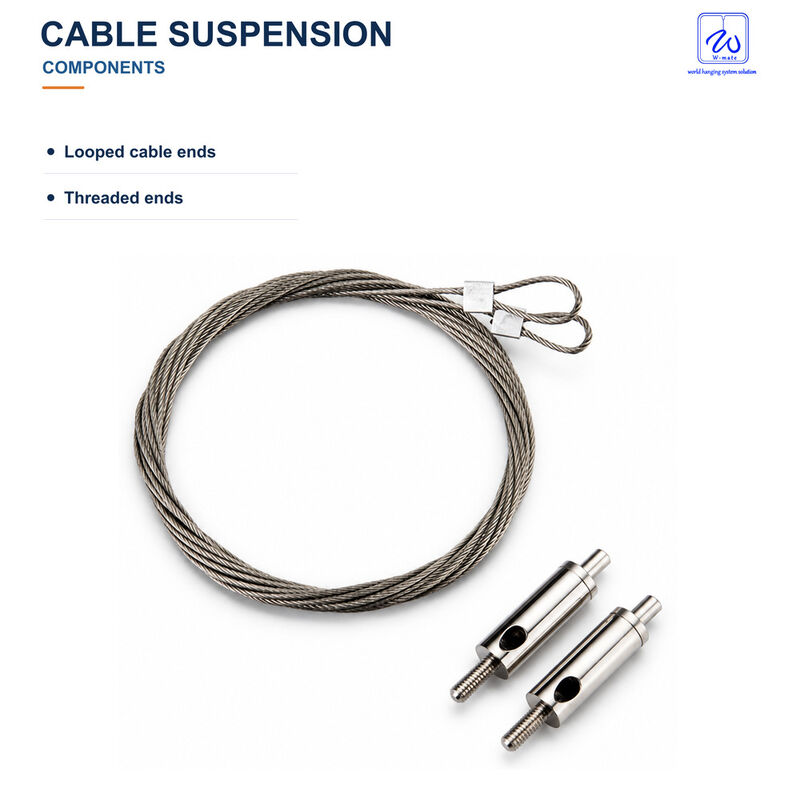 Cable Clamp for Ceiling Lights and Picture Hanging