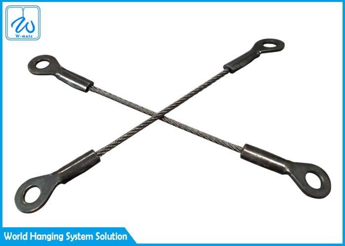 1.5mm 7x7 Parmaklık Gözlü Çelik Tel İpi Sling Tabela Asma için