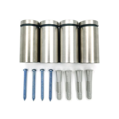 Boş Reklam Standoff Sabitleme Kelepçesi Ekran Klipsi Paslanmaz Çelik Reklam Vidası