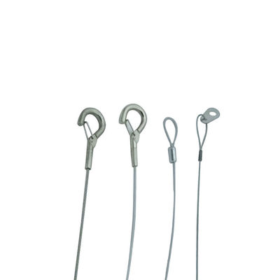 Çelik Tel İpi Sling, Işık Ekranı ve Asma için Kanca ile