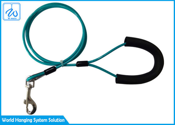 Mighty Paw Çiğnemeye Dayanıklı Köpek Tasması, Kaplamalı Çelik Halat ve Yumuşak Yastıklı Tutma Yeri