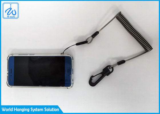 7x19 Kaplı PU Anti Kayıp Çekici Güvenlik Lanyard