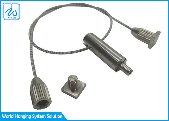 Özel Globe Light Suspension Kit Galvanizli Çelik Kablo Rehber Tel