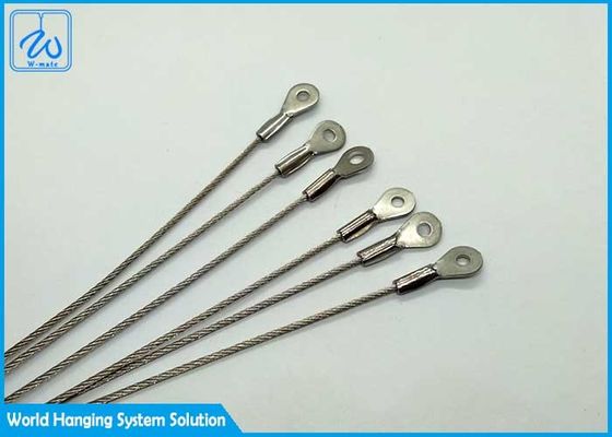 Nylon kaplı paslanmaz çelik tel ipi 2.5 mm Asansör sistemleri için