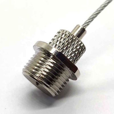 Paslanmaz tel ipi için ayarlanabilir uçak kablosu asılma tutmacı